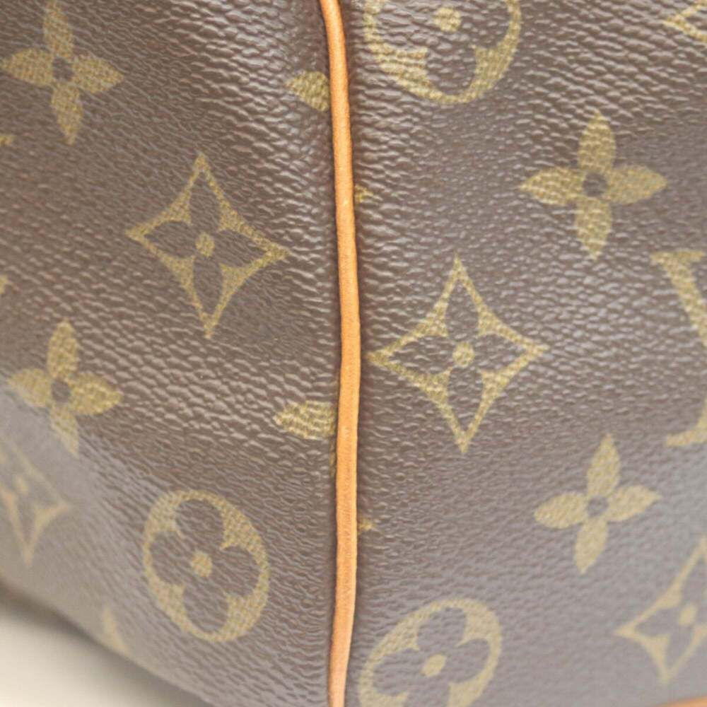 LOUIS VUITTON Authentic Brown Monogram Speedy 35 Boston Bag - Picture 6 of 9